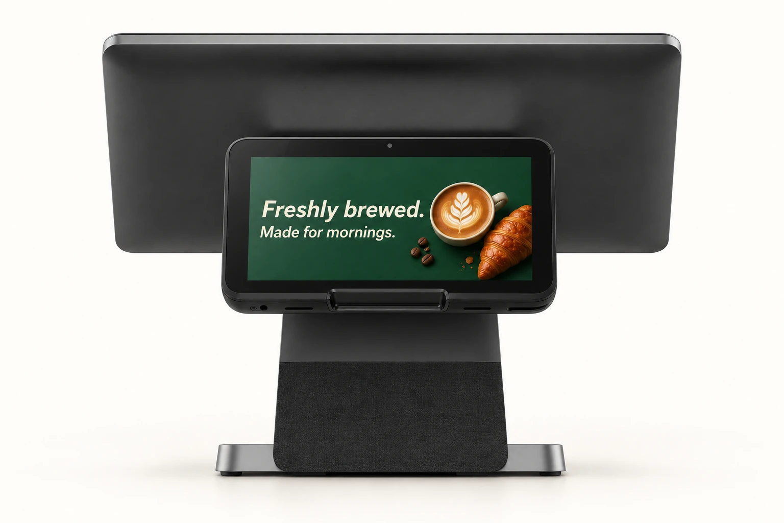 Tillable Horizon mounted on the customer-facing side of Tillable Register.